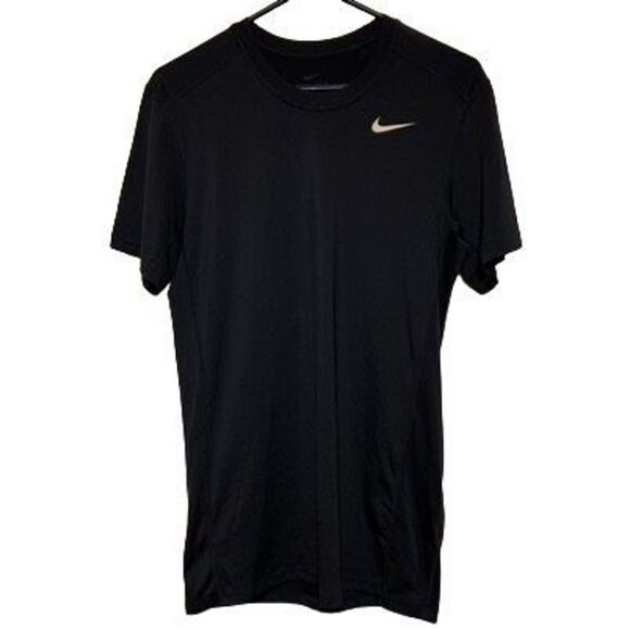 Nike Dri-Fit Fitted Size Small Navy Blue T-Shirt - Picture 1 of 4